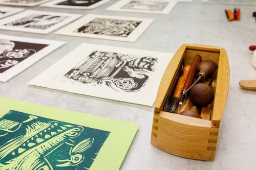 Relief Printing Workshop with Fiona Kelly at Cork Printmakers