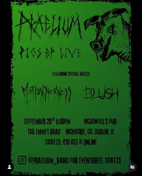 Praelium, Motionsickness, Blush