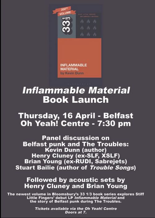Inflammable Material: Book Launch