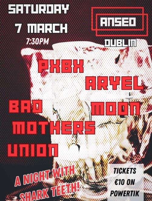 PXBX, Bad Mothers Union and Aryel Moon at Anseo