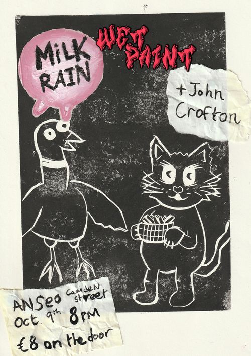 Milk Rain, Wet Paint and John Crofton at Anseo
