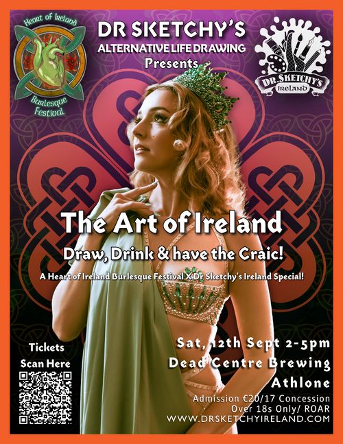 Dr Sketchy’s Athlone presents The Art of Ireland 